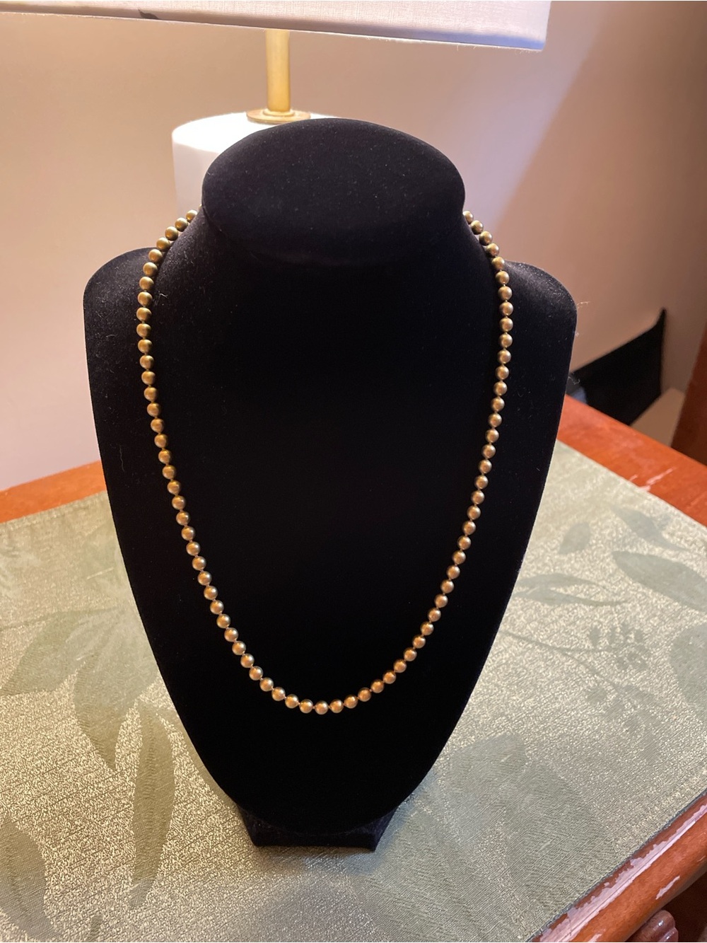 Classic Gold Bead Necklace - Elegant Women’s Jewelry